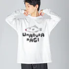 tani_chanのウマヅラハギ ビッグシルエットロングスリーブTシャツ