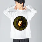 MUGEN ARTのメドゥーサ　カラヴァッジオ　Caravaggio / Medusa ビッグシルエットロングスリーブTシャツ