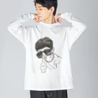 hack yew(anthrapos;)の大人サングラスで背伸びな2歳児 Big Long Sleeve T-Shirt