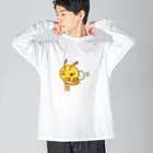 miyakojima_baseの宮古島ベースマスコットキャラクター【ラニー】 Big Long Sleeve T-Shirt