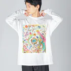 RyncosmogonyのParadise ビッグシルエットロングスリーブTシャツ