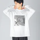 good-Azaraship Goods Storeの狛 - NO!OSANPO Big Long Sleeve T-Shirt
