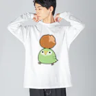 うさやのサーターアンダギーをゲットしてご満悦のカカポ Big Long Sleeve T-Shirt