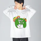 OKAMEのシャイガール Big Long Sleeve T-Shirt