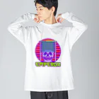 中華呪術堂（チャイナマジックホール）の【前面】skeleton emperor Big Long Sleeve T-Shirt