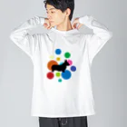 chicodeza by suzuriのカラフルコーギー Big Long Sleeve T-Shirt