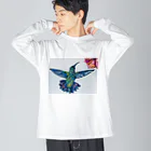 あかねこショップのハチドリ Big Long Sleeve T-Shirt