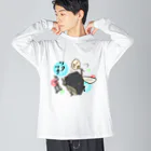 AtelierCharoiのツクツク音頭 Big Long Sleeve T-Shirt