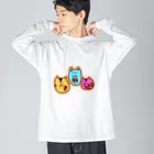 Zoo!!がっちゃの3兄弟 Big Long Sleeve T-Shirt