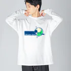 ari designの水泳、飛び込み、クリームソーダ！ Big Long Sleeve T-Shirt