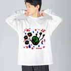 新堂本舗のホラーちゃん Big Long Sleeve T-Shirt