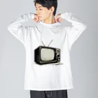 jamfish_goodiesの昭和テレビ Big Long Sleeve T-Shirt