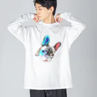 フレンチブルドッグのミリオンのフレンチブルドッグのミリオン Big Long Sleeve T-Shirt