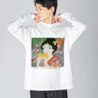 大正ロマン・昭和モダンの大正ロマン・竹久夢二　｢春」 Big Long Sleeve T-Shirt