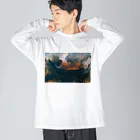 世界美術商店の神の大いなる怒りの日 / The Great Day of His Wrath Big Long Sleeve T-Shirt