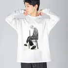 Hoai.art.jpのファンアート EXO チャンヨル　Chanyeol fanart  ビッグシルエットロングスリーブTシャツ