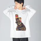 kfcj-kのヒラメ　９４cm記念 Big Long Sleeve T-Shirt