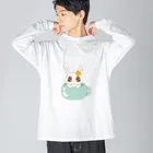 COCOROのマグカップうさぴょん ビッグシルエットロングスリーブTシャツ