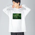 中島屋の庭の花 ビッグシルエットロングスリーブTシャツ