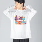 ぷんすこ(♂)のAll I Need is Vitamin Sea ビッグシルエットロングスリーブTシャツ