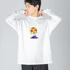 ケイチャンネル・K🐈のケイチャンネル公式グッズ　ちびケイシリーズ Big Long Sleeve T-Shirt