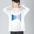 yuzumimiのblue moment Big Long Sleeve T-Shirt