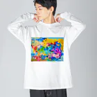 turbo-abの剥離 Big Long Sleeve T-Shirt