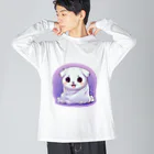 Vasetti_pressのオバケ子犬 Big Long Sleeve T-Shirt