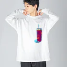 わらしゃんどのアイスコーヒー Big Long Sleeve T-Shirt