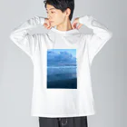 豊風本舗の夏の九十九里浜の浜辺　３ Big Long Sleeve T-Shirt