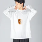 Only my styleのコーヒー大好き人間 ビッグシルエットロングスリーブTシャツ