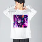 パンクビビッド•ピエロ団のパンクビビッド・ピエロキャット kAsumI Big Long Sleeve T-Shirt