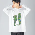 kana’s  collectionsの万願寺トウガラシ Big Long Sleeve T-Shirt