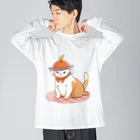 りーおすふぇんがりーのお腹ペコペコで具になっちゃったねこにゃん Big Long Sleeve T-Shirt