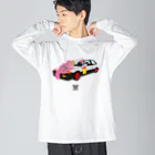 コンビニエンス333の旧車にアイス ビッグシルエットロングスリーブTシャツ