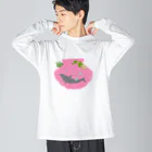 SHACHIKOのmorning shell dolphin Big Long Sleeve T-Shirt