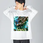 TOSHI-NUTSのCOOLcat Big Long Sleeve T-Shirt