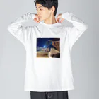 _masa_masa_のスタッフォードシャーテリア Big Long Sleeve T-Shirt