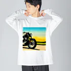 転倒無視のビンテージスポーツスター Big Long Sleeve T-Shirt