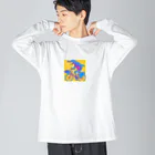 1103hiroのお買い物ワニ君 Big Long Sleeve T-Shirt