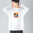 Egao  Creationsの至福のスウィーツ ビッグシルエットロングスリーブTシャツ