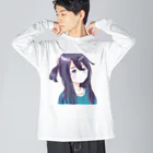 amber2228のアニメ女の子グッズ Big Long Sleeve T-Shirt