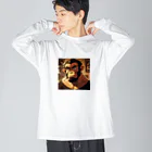 schaalの退屈な類人猿 Big Long Sleeve T-Shirt