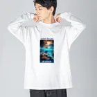 kazu_gの夕暮れの海の底！Under the SEA at sunset Big Long Sleeve T-Shirt