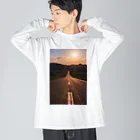 guchy-kの夕陽の向こうは Big Long Sleeve T-Shirt