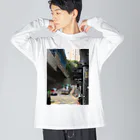 kyurakkoのHONG KONG CENTRAL  Big Long Sleeve T-Shirt