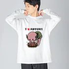 ナンナンショップの小豆洗い ビッグシルエットロングスリーブTシャツ