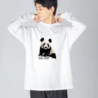 パンダリアンのパンダグッズ🐼 ビッグシルエットロングスリーブTシャツ