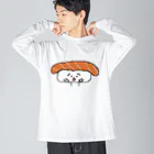 おとうふくんのドット絵サーモン寿司おとうふくん Big Long Sleeve T-Shirt