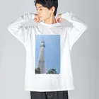 kyurakkoのTOKYO SKYTREE ビッグシルエットロングスリーブTシャツ